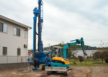 地盤改良工事イメージ